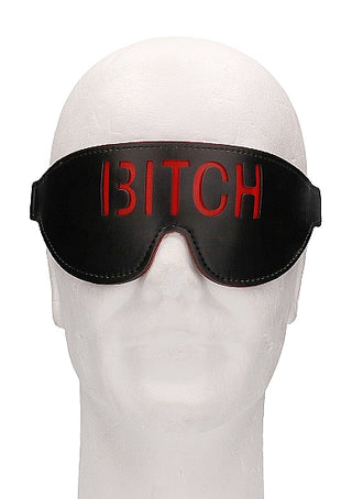 Ouch! Blindfold Bitch Black -  MC-SHTOU386BLK