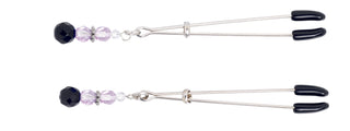 Adj Clamp W/PURPLE Beads - MC-SPF106