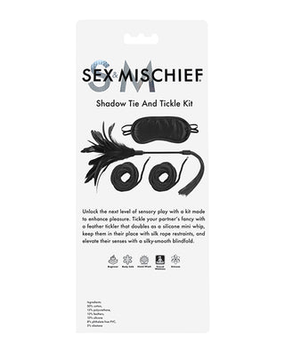 Sex & Mischief Shadow Tie & Tickle Kit -  MC-SS09806