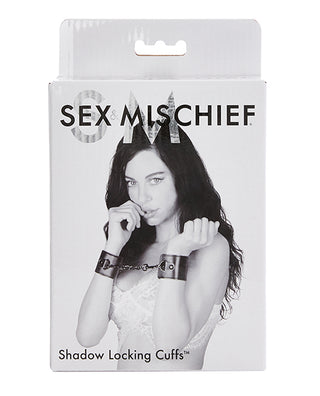 Sex & Mischief Shadow Locking Cuffs -  MC-SS09917