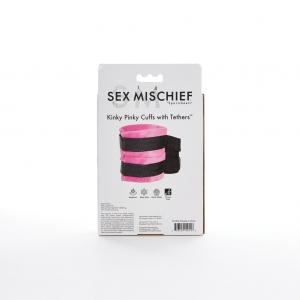 (d) Sex & Mischief Kinky Pink Cuffs - MC - SS10014