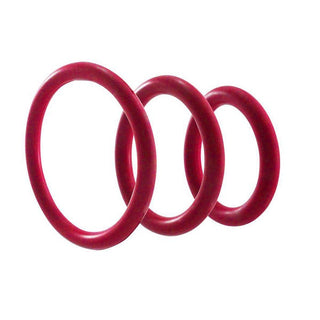 (wd) Ring Nitrile 3pc Set Red - MC-PHSM2M1200R